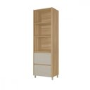 Ver imagem 2 de Paneleiro 2 Portas 2 Gavetas Nesher Rainha 70cm 100 MDF