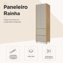 Ver imagem 4 de Paneleiro 2 Portas 2 Gavetas Nesher Rainha 70cm 100 MDF