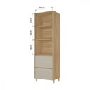 Ver imagem 4 de Paneleiro 2 Portas 2 Gavetas Nesher Rainha 70cm 100 MDF