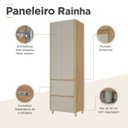 Ver imagem 6 de Paneleiro 2 Portas 2 Gavetas Nesher Rainha 70cm 100 MDF