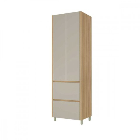 Paneleiro 2 Portas 2 Gavetas Nesher Rainha 70cm 100 MDF