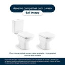 Ver imagem 4 de Acento Sanitário Bali Branco para Vaso Incepa