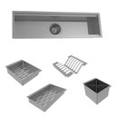 Ver imagem 4 de Canal Organizador Escorredor em Aço Inox 90cm Super Ghelplus