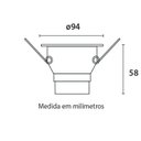 Ver imagem 3 de Spot de LED Recuado Blumenau 6W Redondo Preto Bivolt 6500K Luz Branca