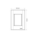 Ver imagem 2 de Conjunto 4x2 com 3 Interruptores Simples 10 a 250 V Tramontina Giz Branco
