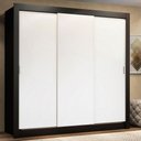 Ver imagem 1 de Guarda Roupa Casal Madesa Lyon 3 Portas de Correr 2 Gavetas