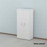 Armário Alto 2 Portas Pivotante 159,6x79,2x41cm - 18