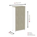 Ver imagem 5 de Armário Alto 02 Portas Pivotante Aa1600p25