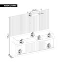 Ver imagem 4 de Rack Caemmun New Oscar com Painel 1,8 Metros