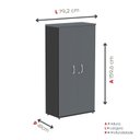 Ver imagem 5 de Armário Alto para Escritório 2 Portas Pivotante