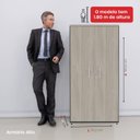 Ver imagem 6 de Armário Alto 2 Portas 159,6x79,2x41 Cm Pivotante