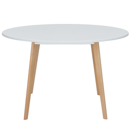 Conjunto Mesa de Jantar Redonda Leda 100cm com 4 Cadeiras Estofadas Saarinen Tampo Mdf - 10