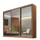 Ver imagem 3 de Guarda Roupa Palermo 3 Portas 6 Gavetas Com Espelho Clic Móveis