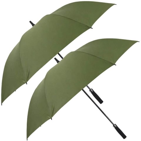 Kit 2 Guarda Chuvas Grandes Autómaticos Fazzoletti Portaria Recepção Hotel Eventos Maxi Luxo