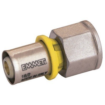 Conector Femea P/ Gas 1/2X20Mm Prensar Multi, Emmeti - 1