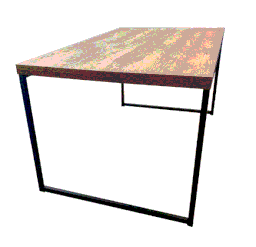 Mesa Estilo Industrial - Modelo Standard - 100x90x75cm - 2