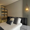 Ver imagem 4 de Cabeceiras em L de Cama Solteiro Estofada Modulada 3,00mx45cm