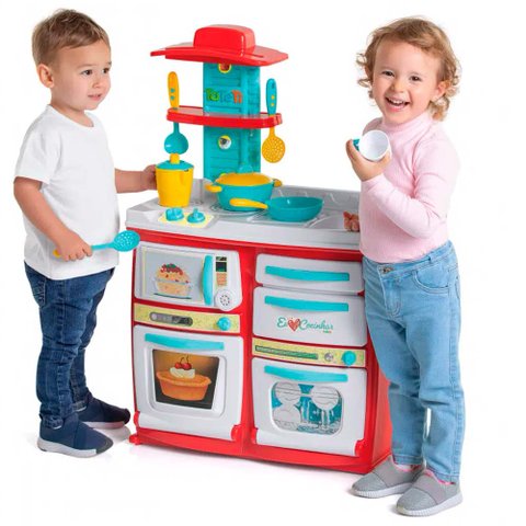 Cozinha Infantil Completa - Buona Cozinha - Sai Água - Tateti