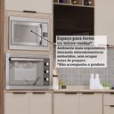 Ver imagem 4 de Cozinha Modulada Compacta 4 Peças com Espaço para Forno e Micro-ondas com Tampo Aspen Luciane Móveis