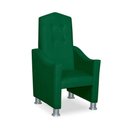 Ver imagem 4 de Mini Cadeira Poltrona Infantil Troninho Decorativa Suede Verde