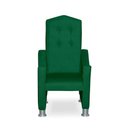 Ver imagem 1 de Mini Cadeira Poltrona Infantil Troninho Decorativa Suede Verde