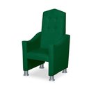 Ver imagem 5 de Mini Cadeira Poltrona Infantil Troninho Decorativa Suede Verde