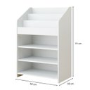Ver imagem 4 de Estante Livreiro Organizador Layla 100% Mdf - Único