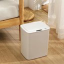 Ver imagem 1 de Lixeira com Sensor de Proximidade 14L Plástico Abertura Automática Sensor Inteligente Branco