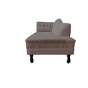 Ver imagem 5 de Recamier Decorativo Divã Amsterdã 147cm Lado Direito Bouclé Capuccino
