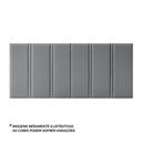 Ver imagem 2 de Cabeceira Box Queen Duana Painel Estofado Dobrável para Quarto Fixação Parede - Cinza