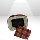 Ver imagem 3 de Cama P/ Cachorro Gato Caminha Pet 60x74 100% Lavável Linda M Vermelho Escuro