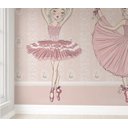 Ver imagem 2 de Papel de parede infantil bailarina para quarto de bebê menina M² PP27