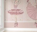 Ver imagem 2 de Papel de parede infantil bailarina para quarto de bebê menina M² PP27