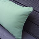 Ver imagem 2 de Coleção Náutica - Almofada Impermeável Verde Retangular Tipo:completa
