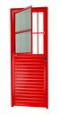 Ver imagem 1 de Porta de Sala Alumínio 80 Dir. L25 V.Boreal Vermelho Brimak