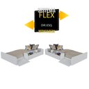 Ver imagem 6 de Cama Montessoriana Infantil com Nicho e Rampa CA030 Branco Yescasa