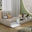 Ver imagem 1 de Cama Montessoriana Infantil com Nicho e Rampa CA030 Branco Yescasa
