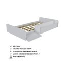 Ver imagem 7 de Cama Montessoriana Infantil com Nicho e Rampa CA030 Branco Yescasa
