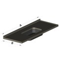 Ver imagem 4 de Pia de Cozinha 120x55cm em Granito com Acamento Reto Cuba Rasa em Inox Generali