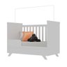 Conjunto Berço Cama Vitória com Guarda Roupa e Cômoda Maya Canaã - 5