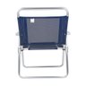 Cadeira de Praia Oversize 140kg Alumínio Reforçada Larga Mor Cor:azul Azul - 5