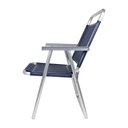 Ver imagem 6 de Cadeira de Praia Oversize 140kg Alumínio Reforçada Larga Mor Cor:azul Azul