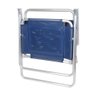 Cadeira de Praia Oversize 140kg Alumínio Reforçada Larga Mor Cor:azul Azul - 2