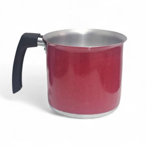 Fervedor Leiteira Canecão Tradicional 14cm 1,60l Alumínio Vermelho