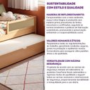 Ver imagem 4 de Cama Auxiliar com Frente em Madeira Maciça Magna Kids Casatema MadeiraOriginals Marrom/Mel