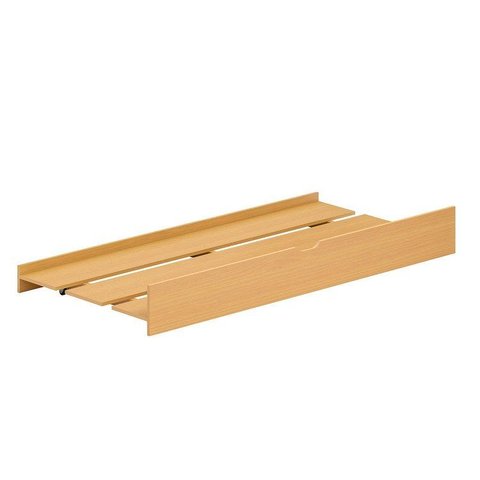 Cama Auxiliar com Frente em Madeira Maciça Magna Kids Casatema MadeiraOriginals Marrom/Mel