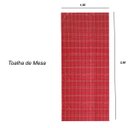 Ver imagem 4 de Toalha de Mesa Xadrez para Natal Retângulo Vermelho 3,50-487