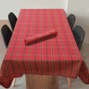 Ver imagem 2 de Toalha de Mesa Xadrez para Natal Retângulo Vermelho 3,50-487