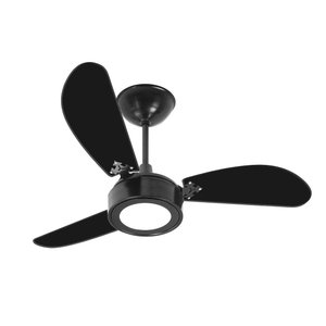 Ventilador de Teto Venti Delta New Light Led Preto 110v