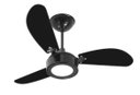 Ver imagem 1 de Ventilador de Teto Venti Delta New Light Led Preto 110v